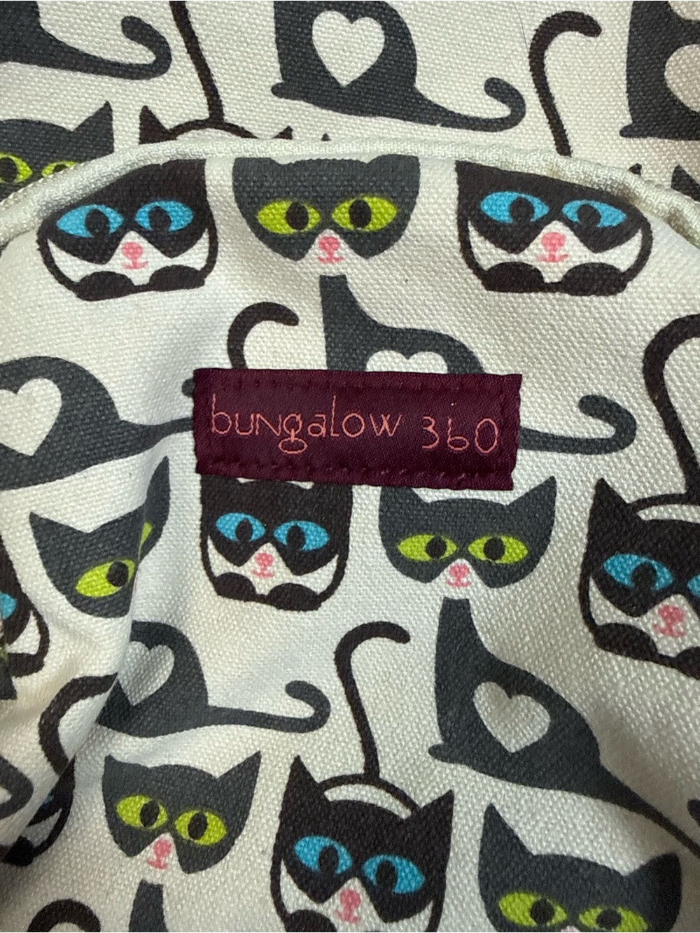 Bungalow 360 Mini Backpack in Cat Print NWT - Picture 2 of 9